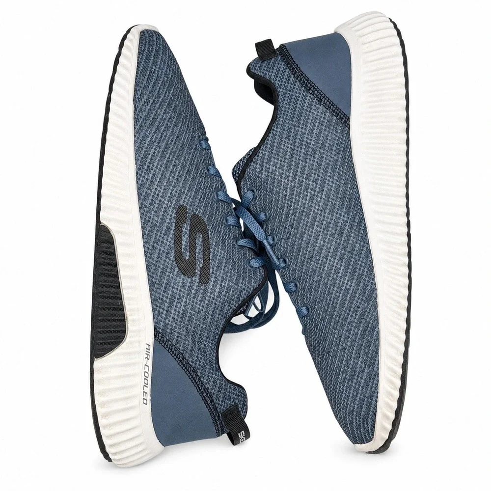 Skechers Paxmen Wildespell Men Size 10 Blue Gym Training Athletic Sneakers 52519